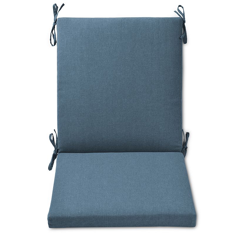 UPC 887995138396 product image for Outdoor Solid Chair Seat Cushion, Blue, CHAIR CUSH | upcitemdb.com