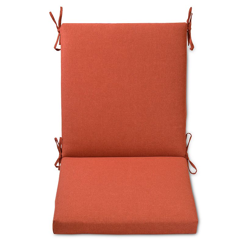 UPC 887995138402 product image for Outdoor Solid Chair Seat Cushion, Orange, CHAIR CUSH | upcitemdb.com