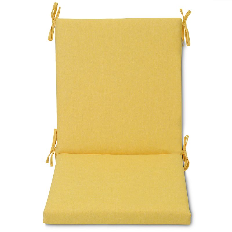 UPC 887995138426 product image for Outdoor Solid Chair Seat Cushion, Yellow, CHAIR CUSH | upcitemdb.com