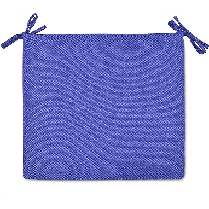 UPC 887995138327 product image for Outdoor Solid Colorful Seat Cushion, Blue, CHAIR CUSH | upcitemdb.com