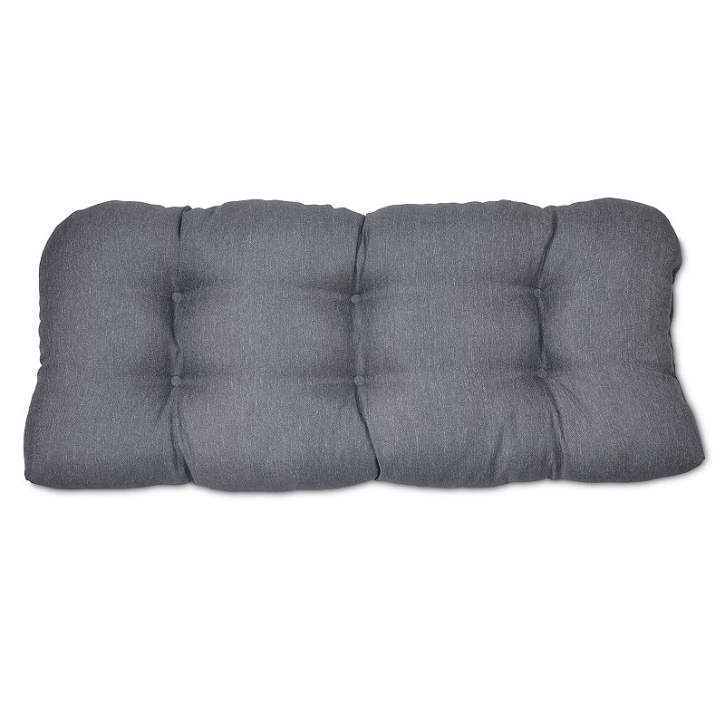 UPC 887995138013 product image for Outdoor Solid Tufted Settee Seat Cushion, Grey, DP ST CUSH | upcitemdb.com