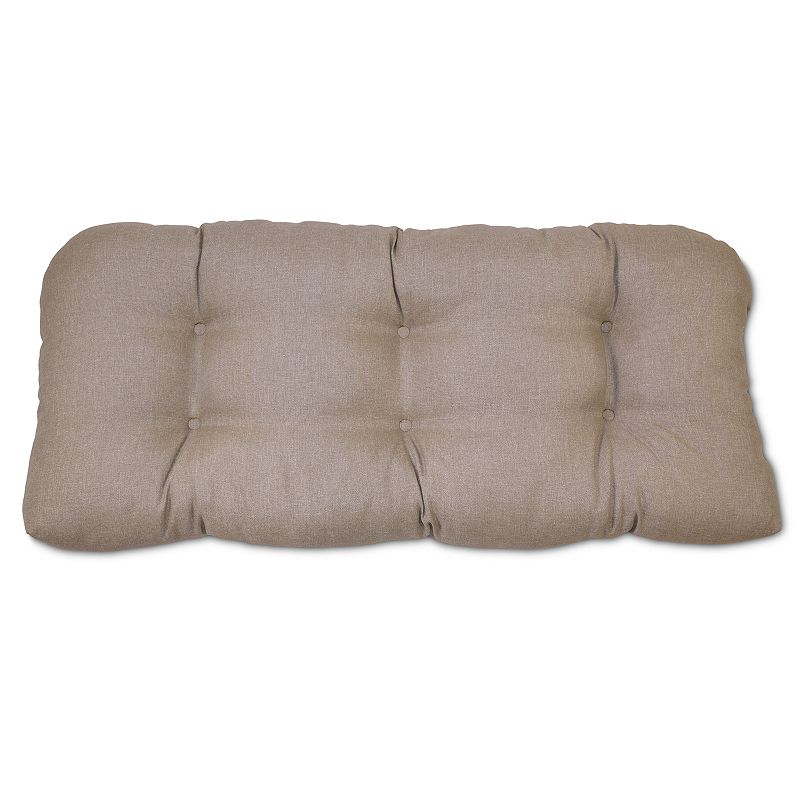 UPC 887995138129 product image for Outdoor Solid Tufted Settee Seat Cushion, Green, DP ST CUSH | upcitemdb.com