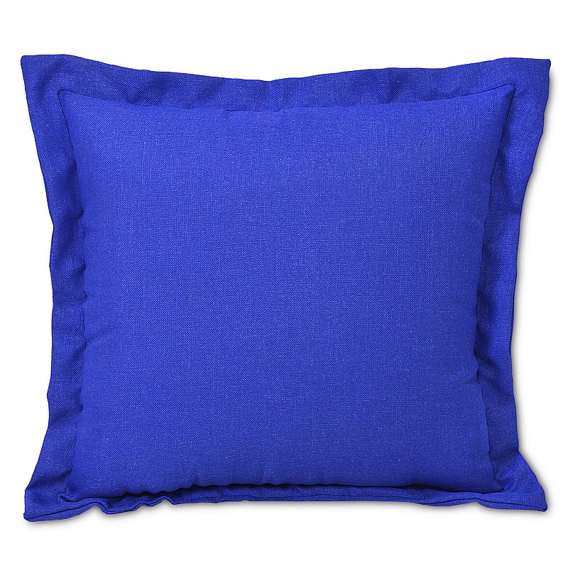 UPC 887995137603 product image for Solid Outdoor Throw Pillow, Blue, CHAIR CUSH | upcitemdb.com