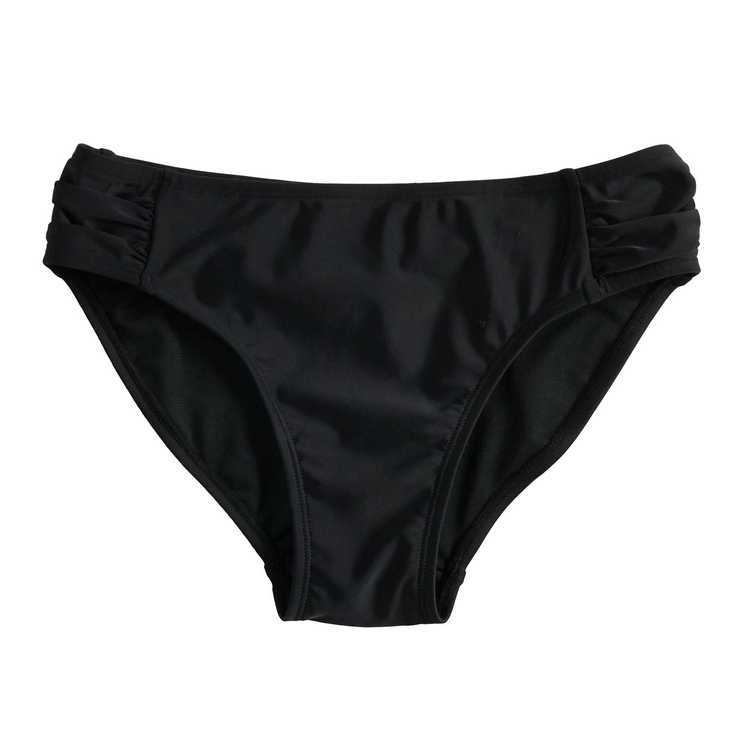 girls black swim bottoms