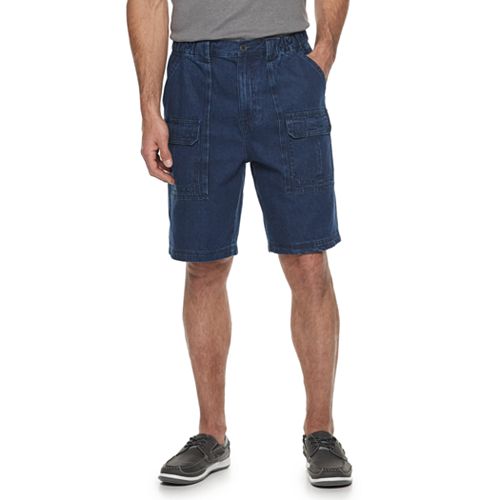 Men's Croft & Barrow® Classic-Fit Side-Elastic 9.5-inch Cargo Shorts
