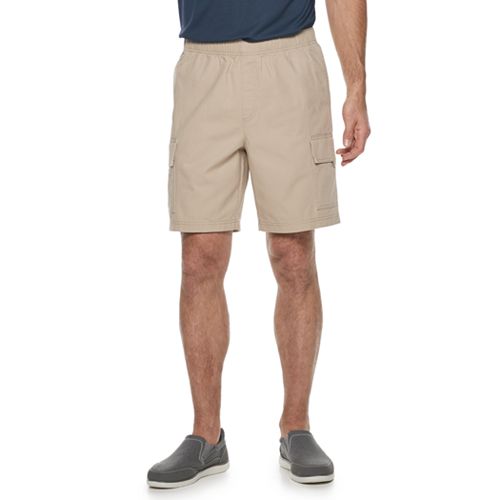 cargo shorts elastic waistband
