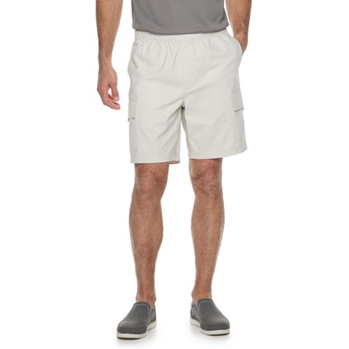 cargo shorts elastic waistband
