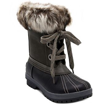 London Fog Milly Women's Waterproof Winter Duck Boots