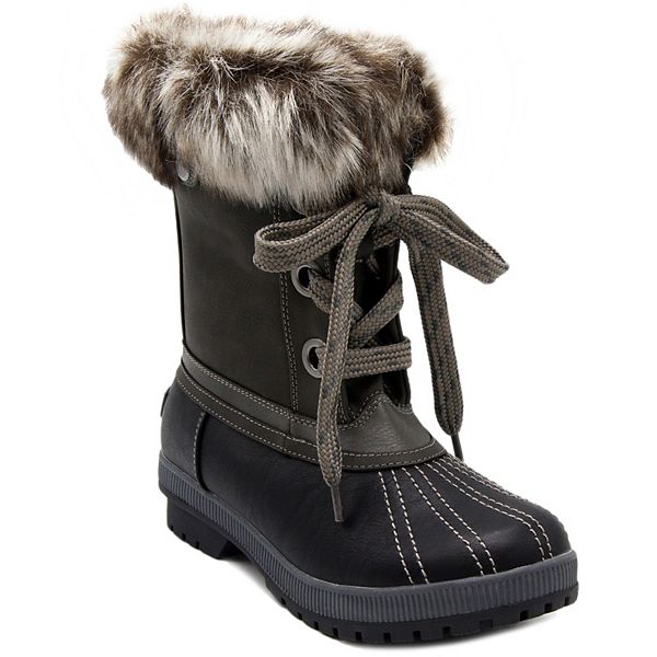 London Fog Milly Women s Waterproof Winter Duck Boots