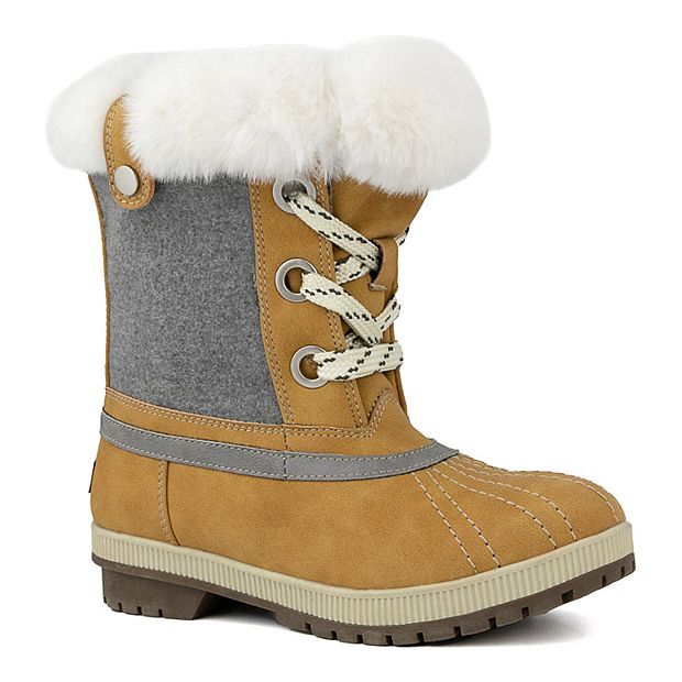 London Fog Milly Women s Waterproof Winter Duck Boots
