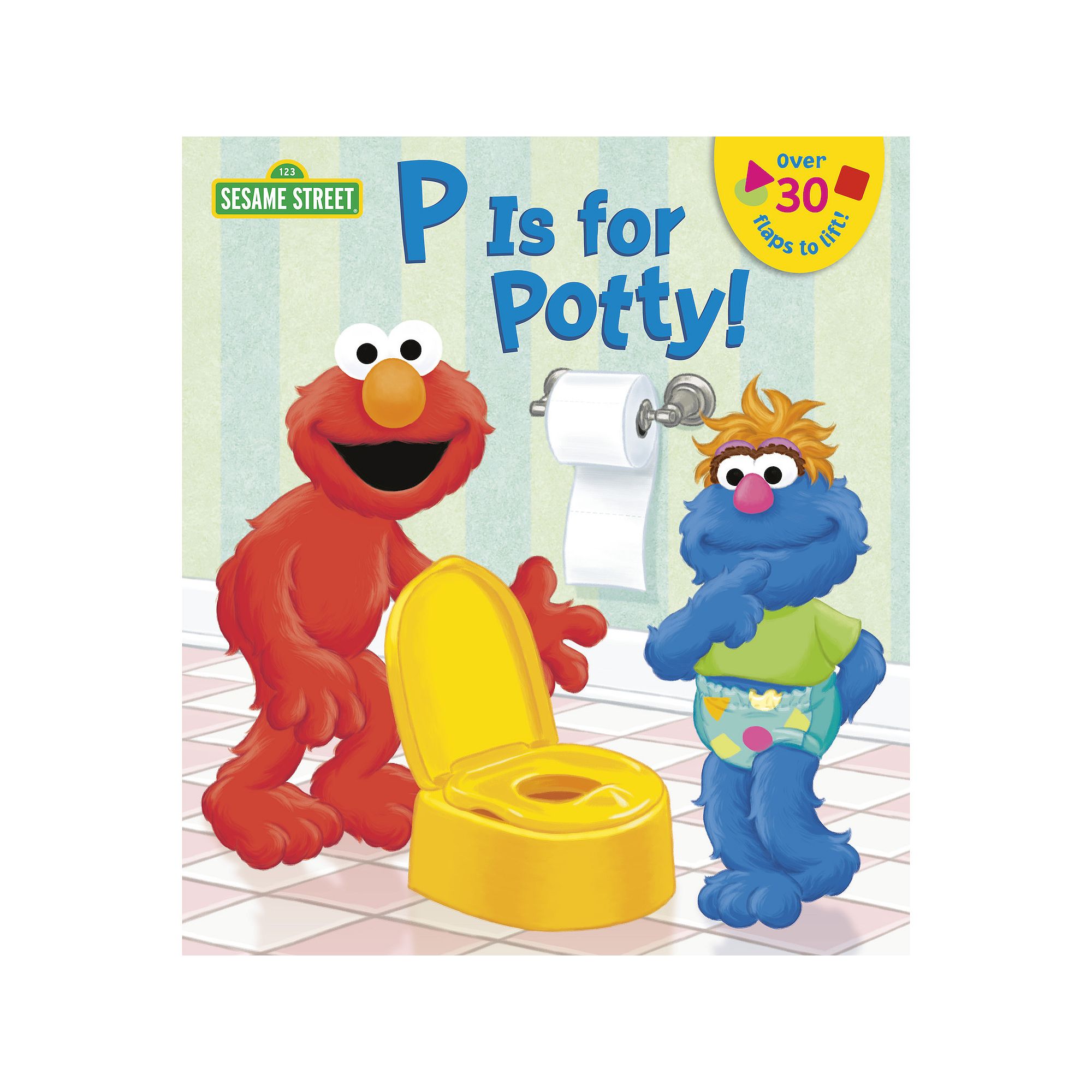 Penguin Random House Sesame Street P is for Potty! Book, Color