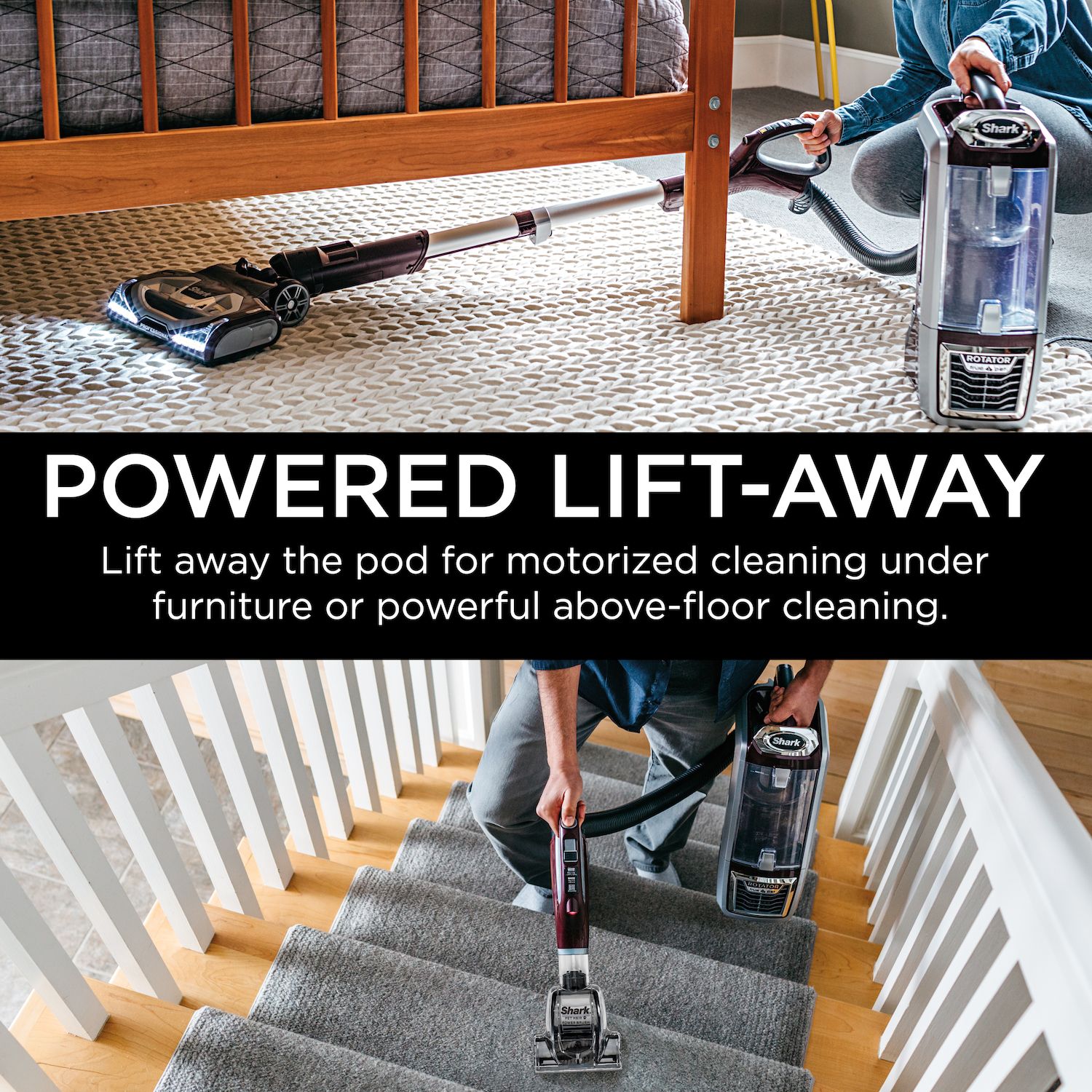 Rotator Lift-Away Upright Canister Vacuum - Thumbnail 3