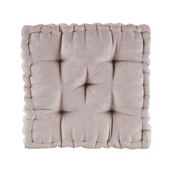 Intelligent Design Azza 20 in Chenille Square Floor Pillow Cushion