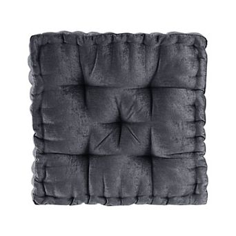 Intelligent Design Azza 20 in Chenille Square Floor Pillow Cushion