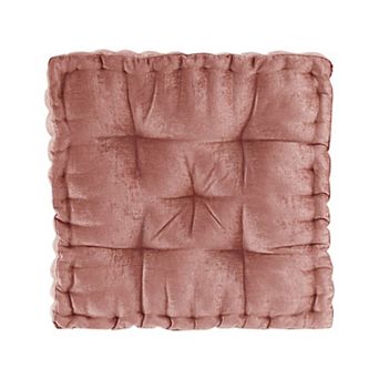 Intelligent Design Azza 20 in Chenille Square Floor Pillow Cushion