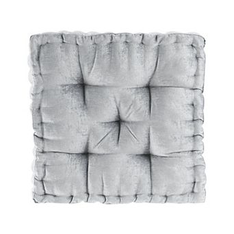 Intelligent Design Azza 20 in Chenille Square Floor Pillow Cushion