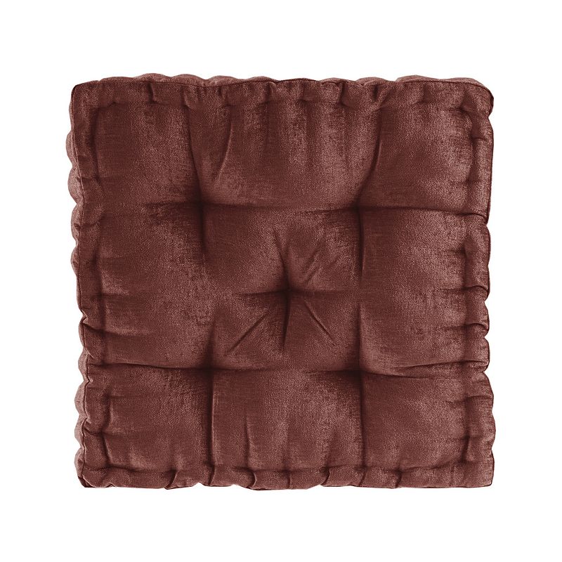 Intelligent Design Polyester Chenille Square Floor Pillow Cushion ID31-2030