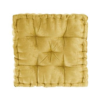 Intelligent Design Azza 20 in Chenille Square Floor Pillow Cushion
