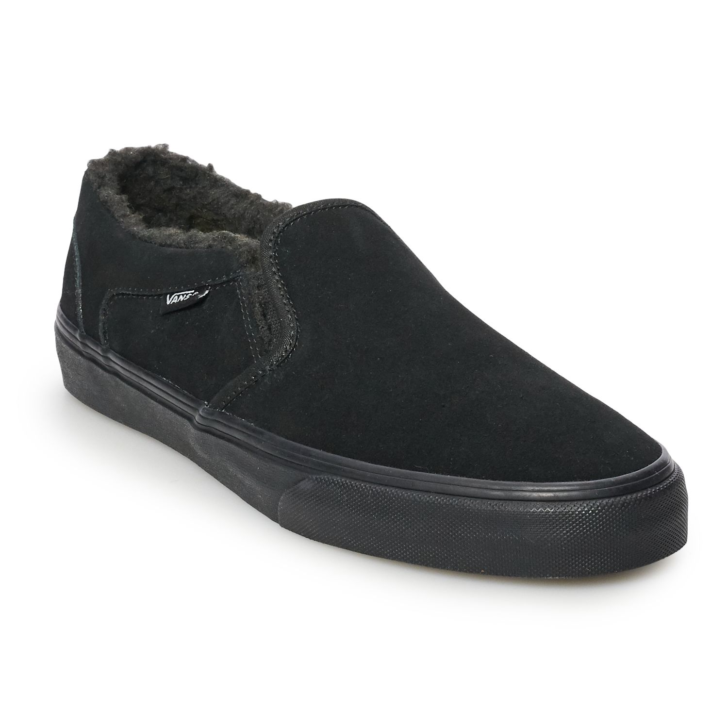 vans slip on sherpa