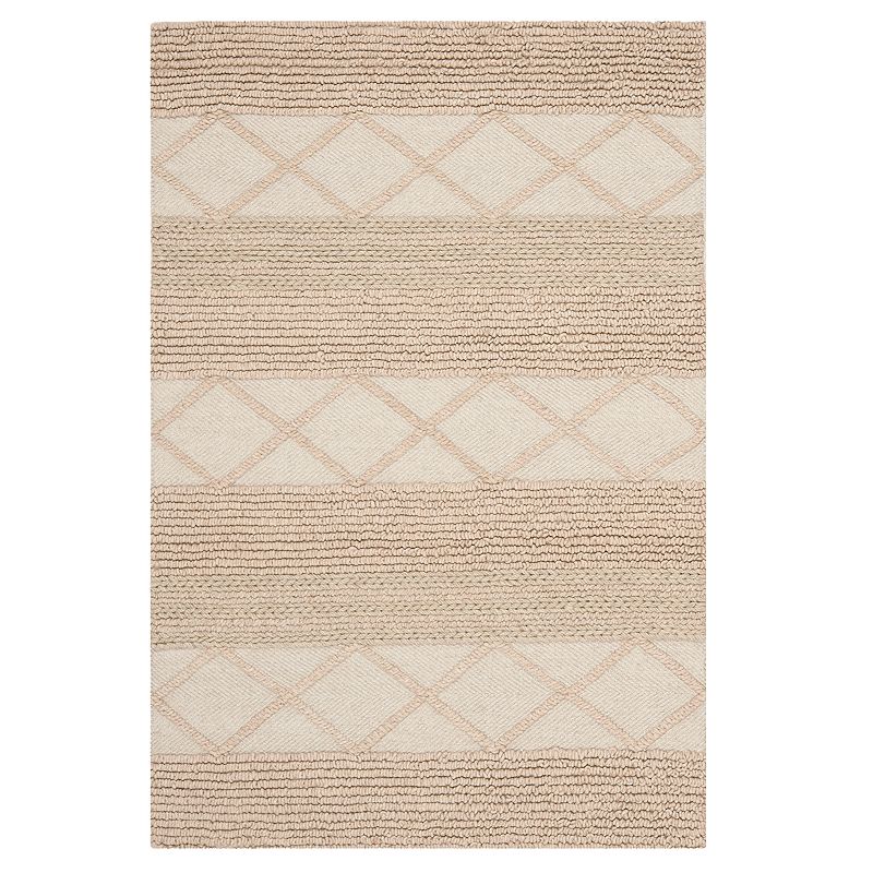 Safavieh Natura Lorna Diamond Rug, Beig/Green, 4X6 Ft