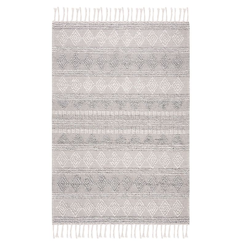 Safavieh Natura Lara Striped Rug, Silver, 5X8 Ft