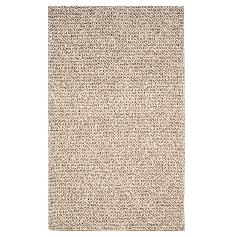 Safavieh Natura Nelly Diamond Rug, Beig/Green, 4X6 Ft