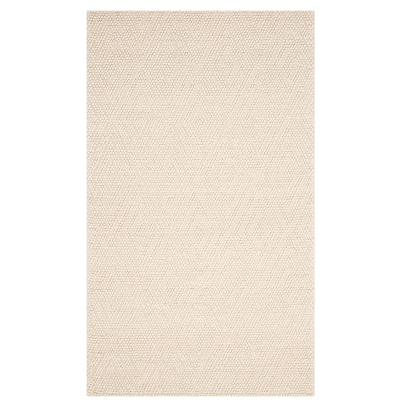 Safavieh Natura Nelly Diamond Rug, White, 4X6 Ft