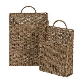 Household Essentials 2-pack Rectangular Wall Baskets
