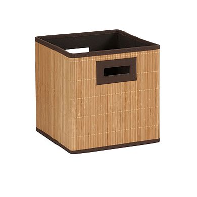 Household Essentials 3-pack Bamboo Reed Cloth Bins