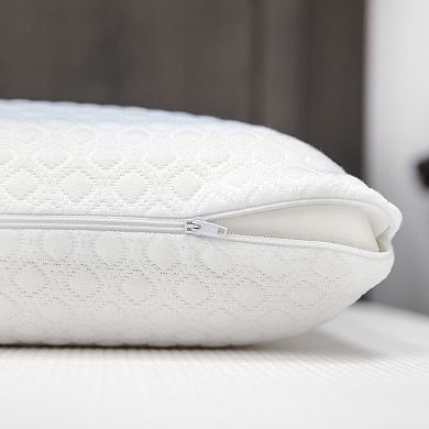 Sensorpedic Luxury Cooling Gel Overlay Memory Foam Bed Pillow