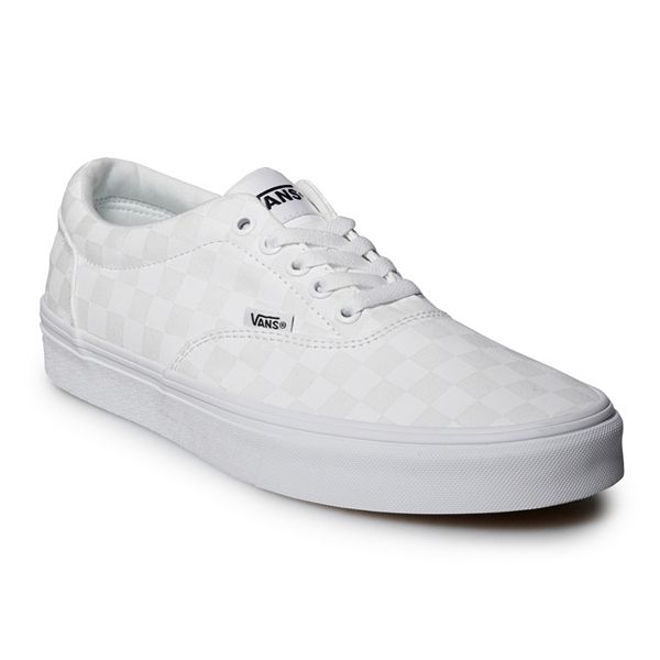 White checkerboard vans outlet shoes