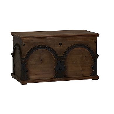 Household Essentials Wooden Arch Storage Trunk 