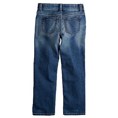 Boys 4-12 Sonoma Goods For Life™ Straight Comfort Knit Jeans in Regular, Slim & Husky