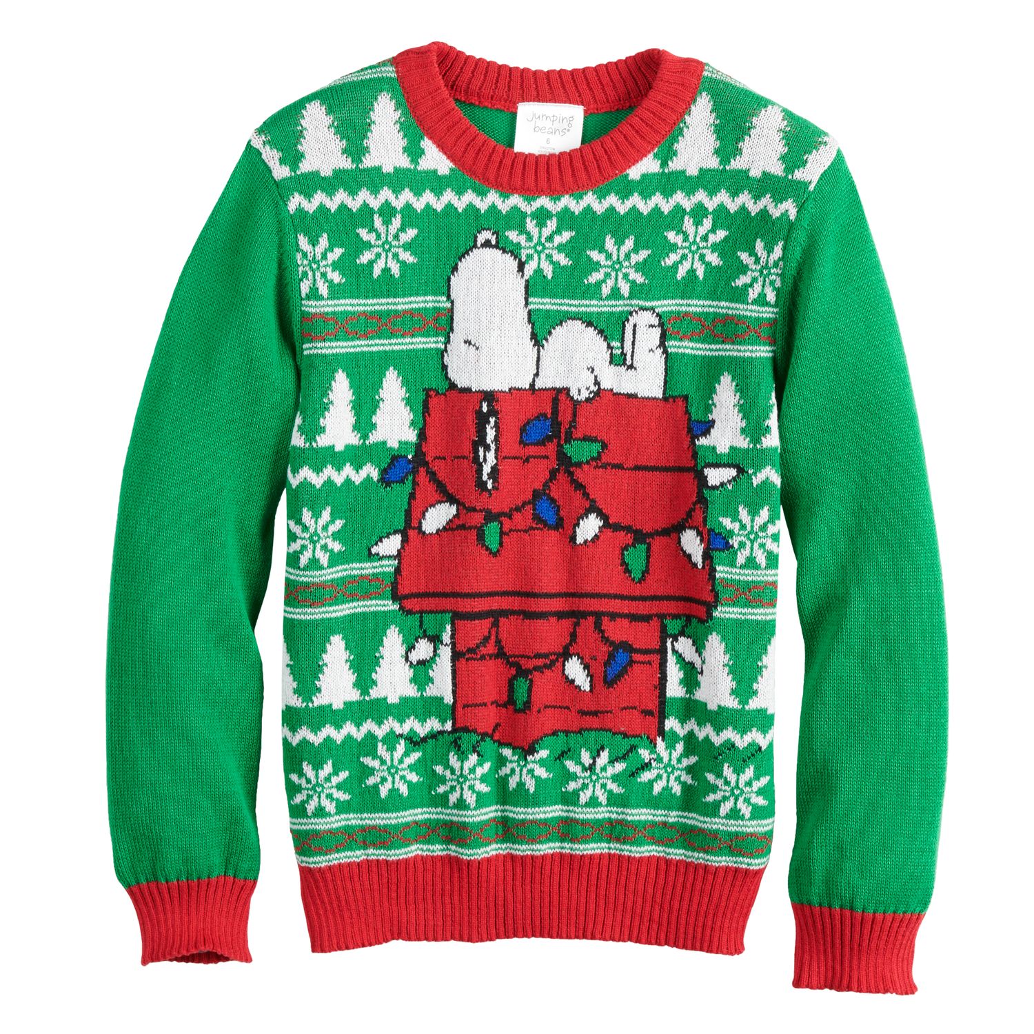 Peanuts Snoopy Knit Holiday Sweater