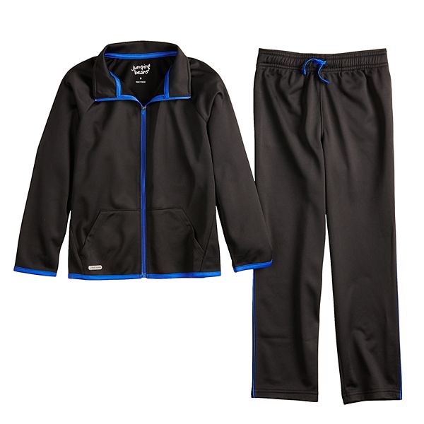 Boys 412 Jumping Beans® Active Tricot Zip Track Jacket & Pants Set