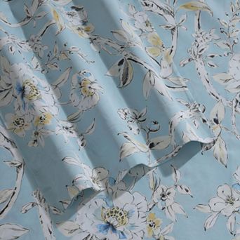 Tribeca Living Printed 300-Thread Count Deep-Pocket Sheet Set or Pillowcases