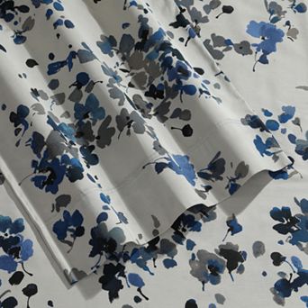 Tribeca Living Printed 300-Thread Count Deep-Pocket Sheet Set or Pillowcases