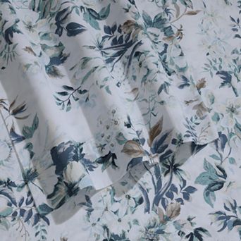 Tribeca Living Printed 300-Thread Count Deep-Pocket Sheet Set or Pillowcases