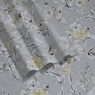 Tribeca Living Printed 300-Thread Count Deep-Pocket Sheet Set or Pillowcases