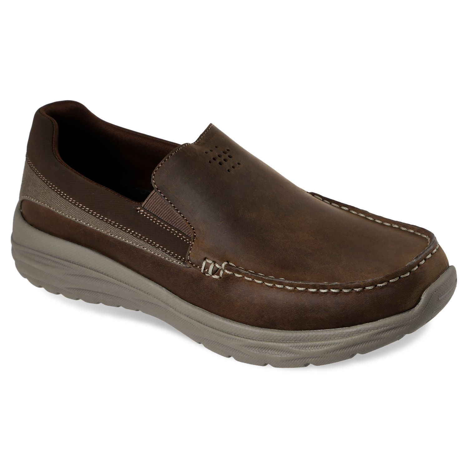 skechers memory foam mens loafers