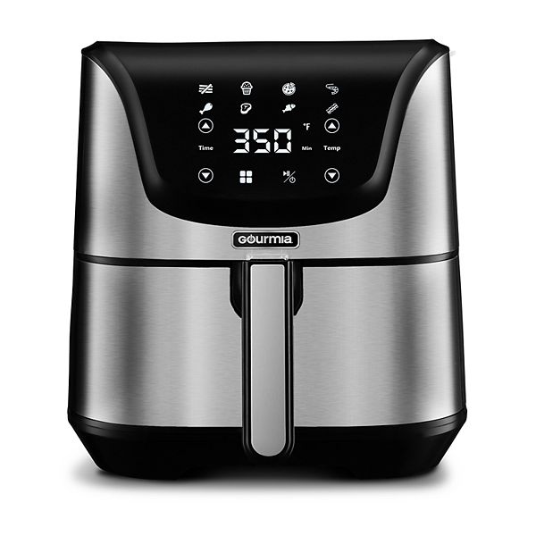 Air Fryers, Gourmia GTF2448 19-in-1 Multi-function, Digital, Stainless  Steel 6-Slice Air Fryer Oven with 19 One-Touch Cooking Functions and  Single-Pull French Doors - Includes Air Fry Basket, Oven Rack, Baking Pan 