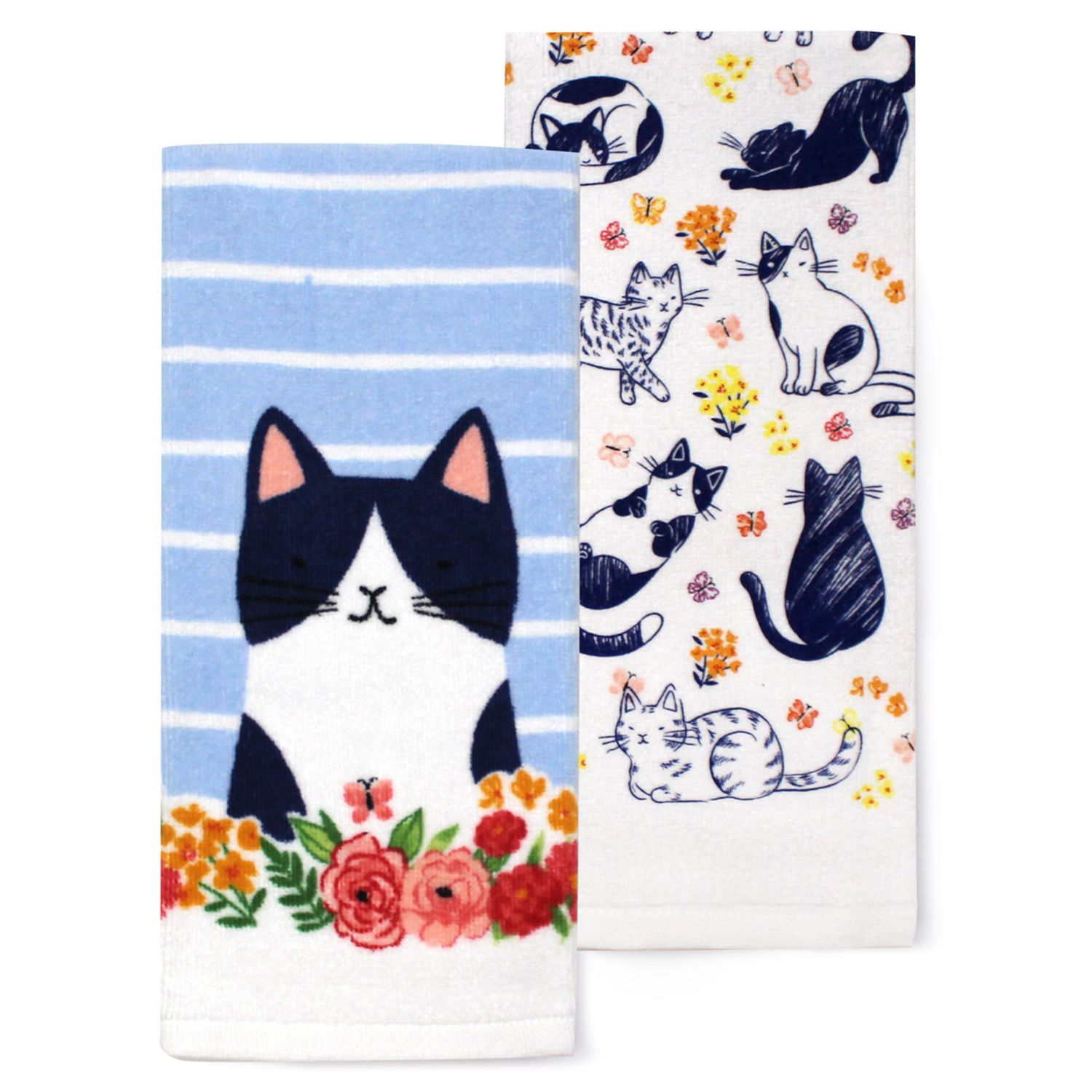 cat dish towel