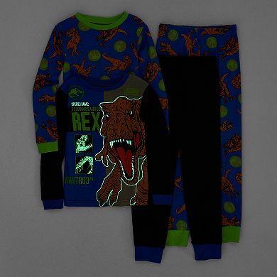 Boys 4-12 Jurassic World 4-Piece Pajama Set