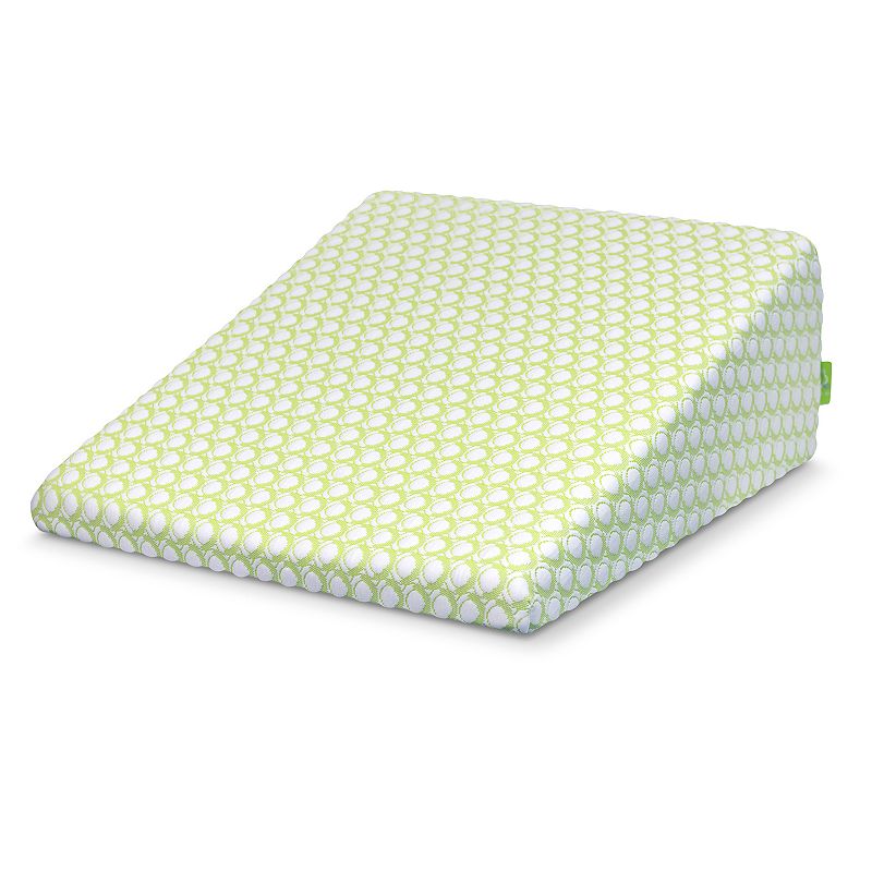 Sleep Yoga 10-in. Wedge Pillow, Green, Standard