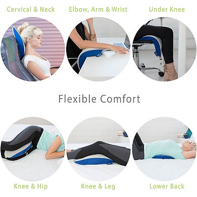 Sleep Yoga GO Posture Pillow for Home or Travel