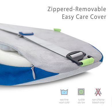 Sleep Yoga GO Posture Pillow for Home or Travel