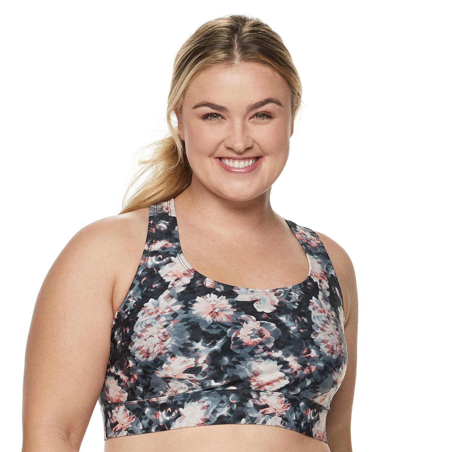 sports bra swim top plus size