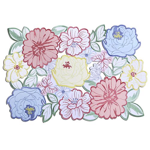 Celebrate Spring Together Floral CutOut Placemat