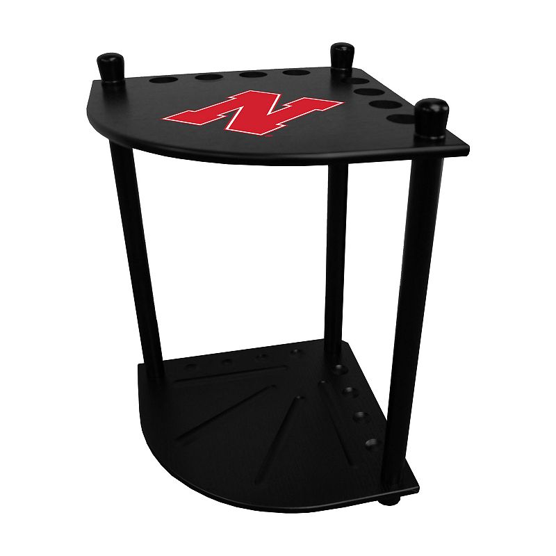 Nebraska Cornhuskers Corner Cue Rack, Team