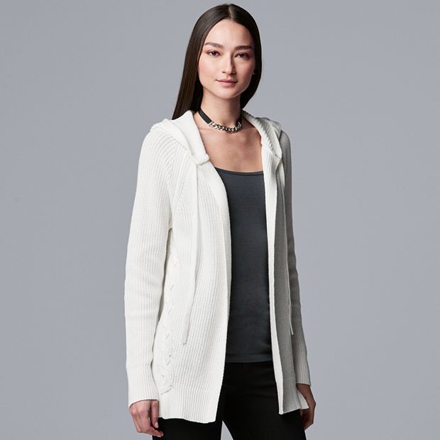 Ladies hooded online cardigan